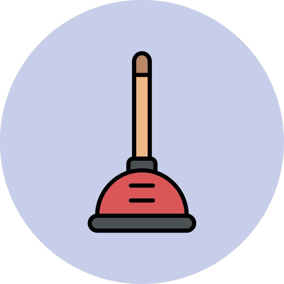 Plunger Vector Icon