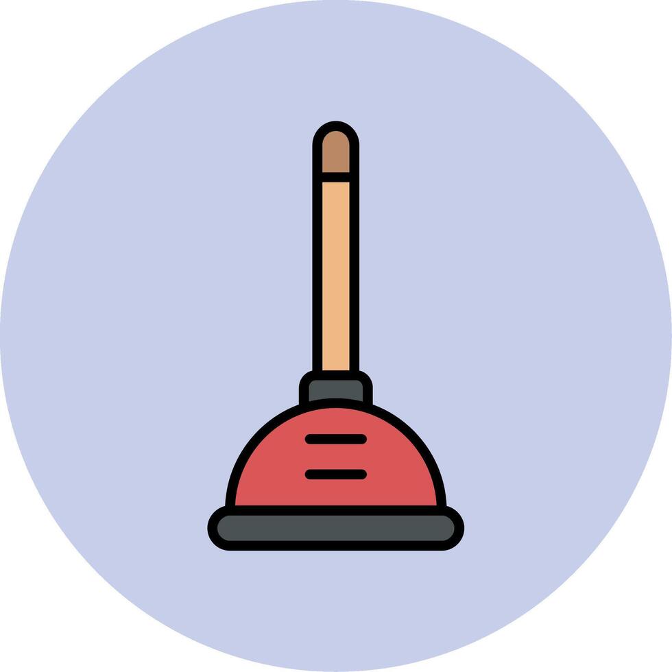 Plunger Vector Icon