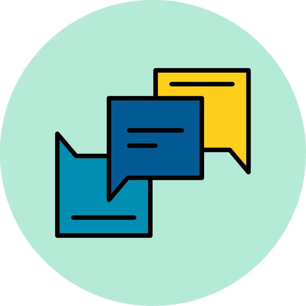 Speech Bubbles Vector Icon