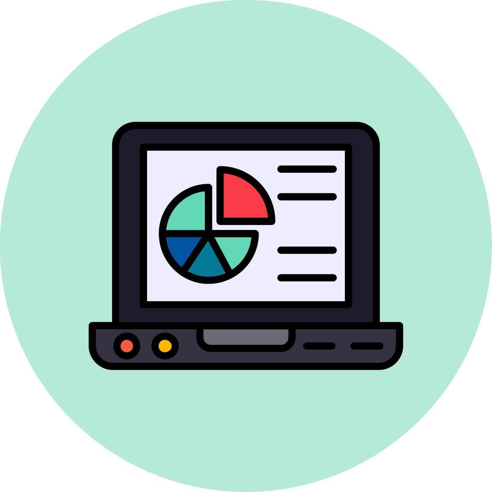 Pie Chart Vector Icon