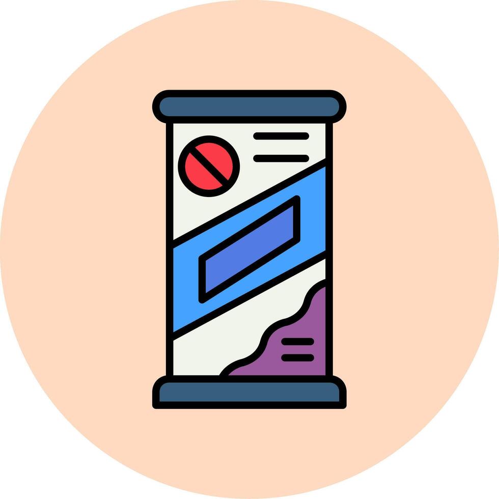 Roll Up Vector Icon