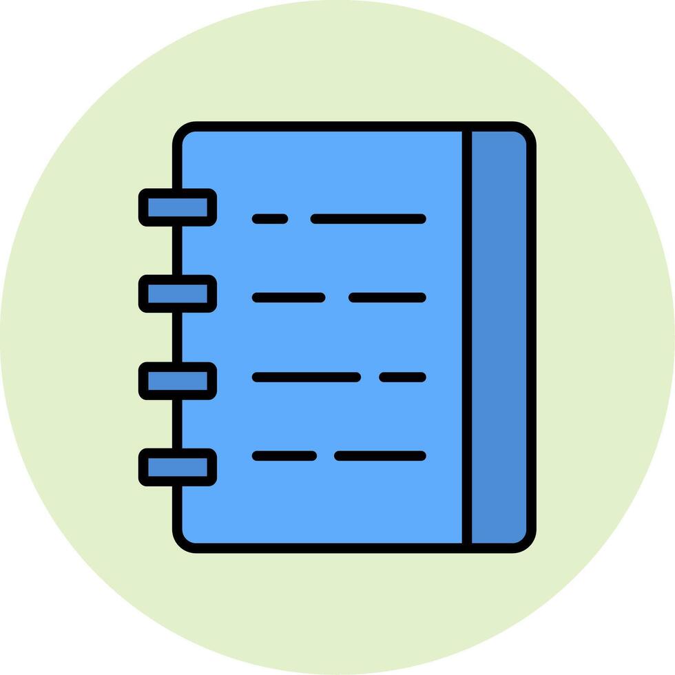 Notebook Vector Icon