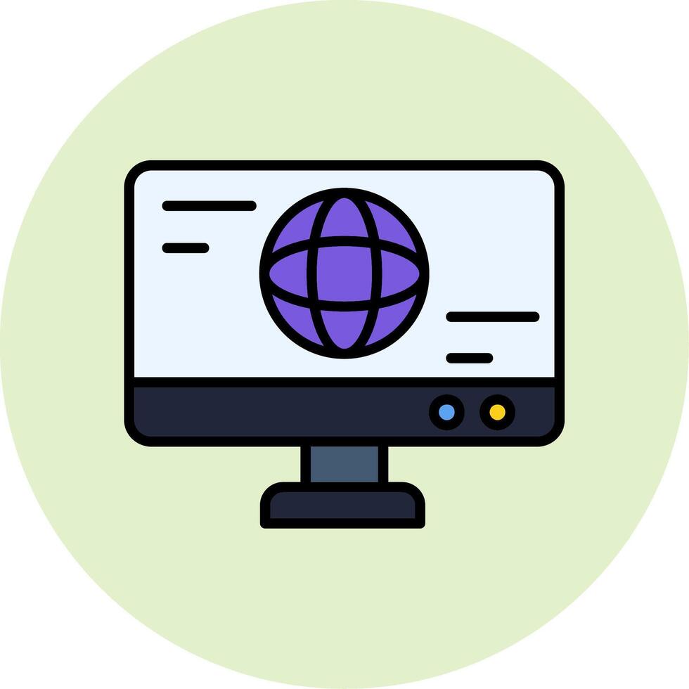 icono de vector de monitoreo