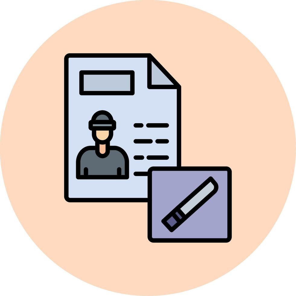 Evidence Vector Icon