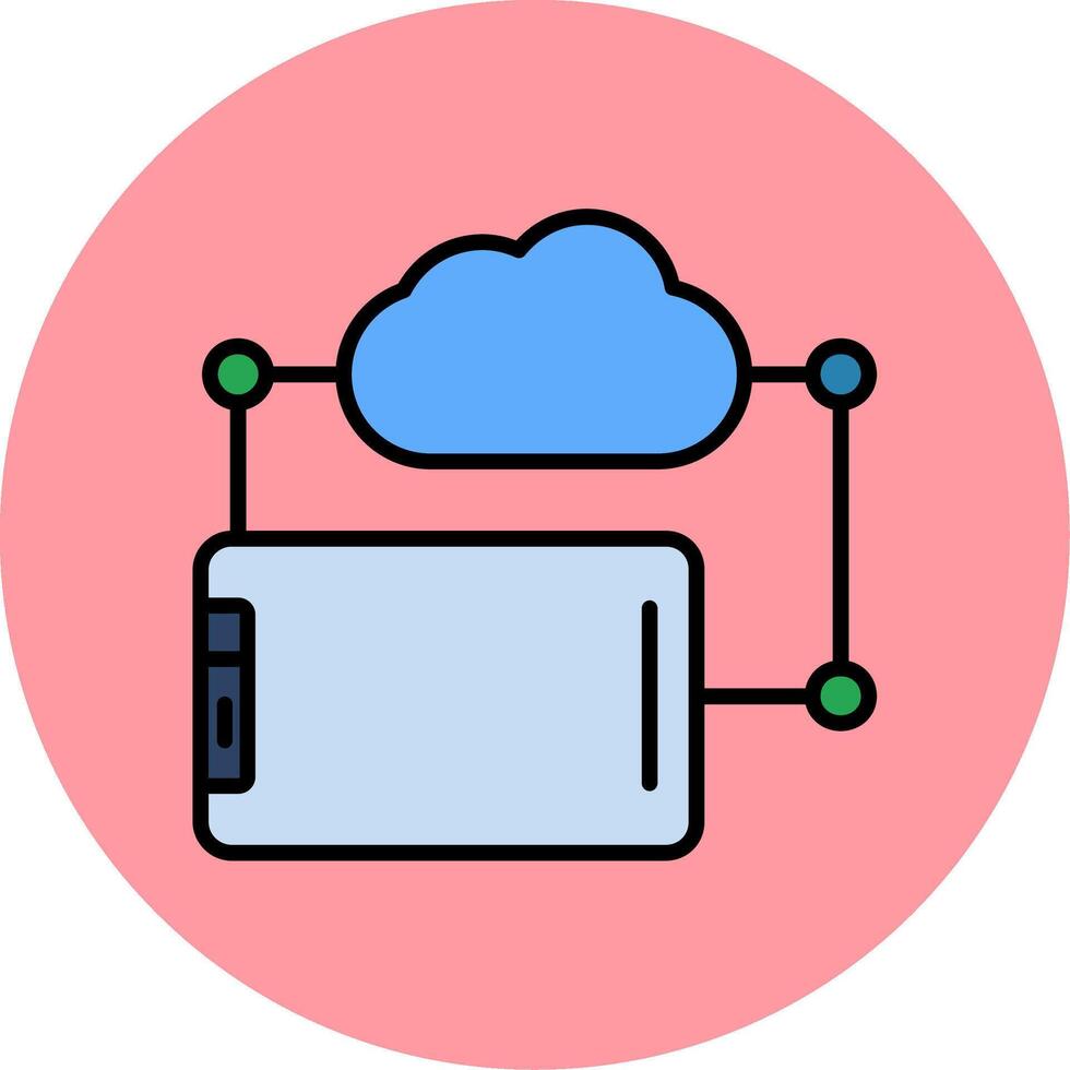 Data Transfer Vector Icon