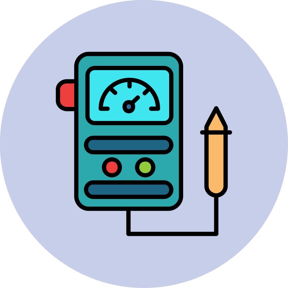 Voltmeter Vector Icon