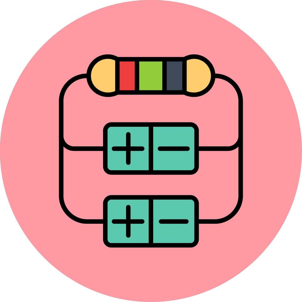 Resistor Vector Icon