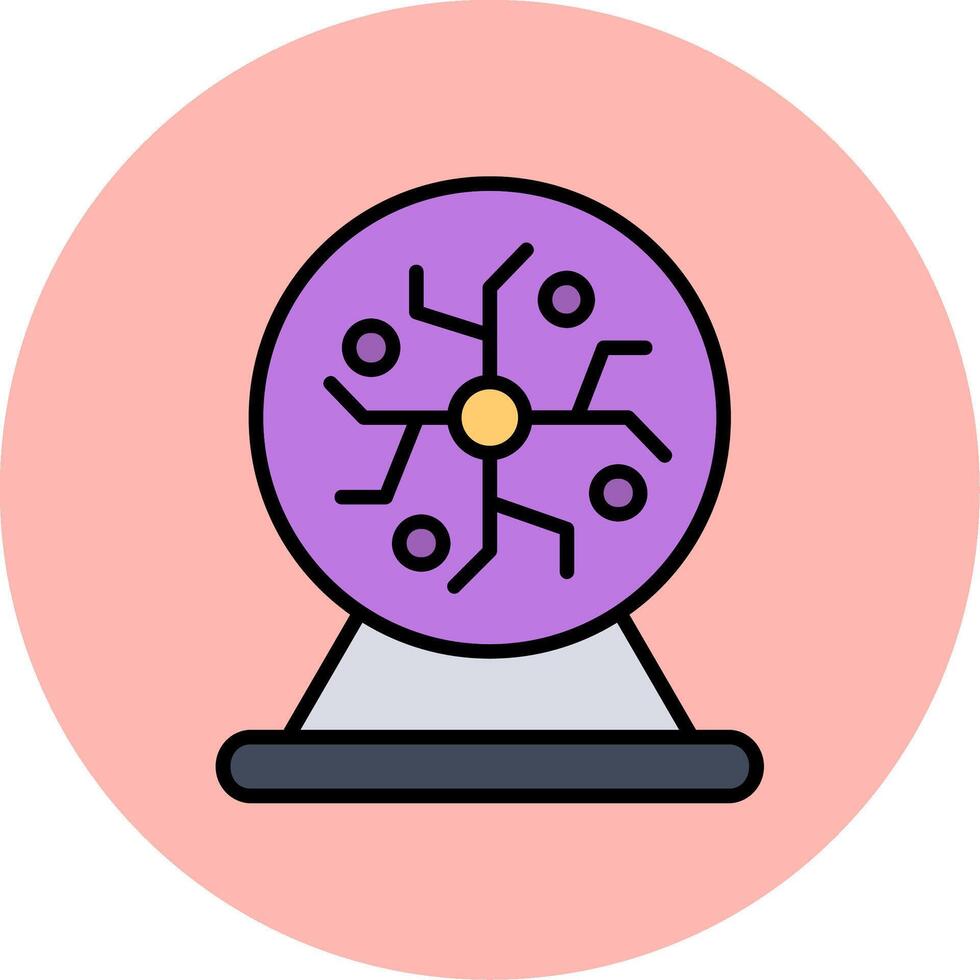Plasma Ball Vector Icon