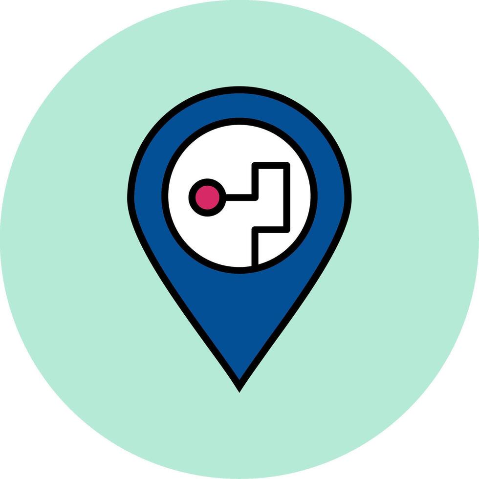 Pin Location Vector Icon