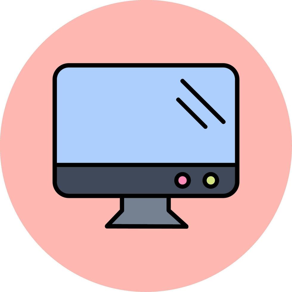 Monitor Vector Icon