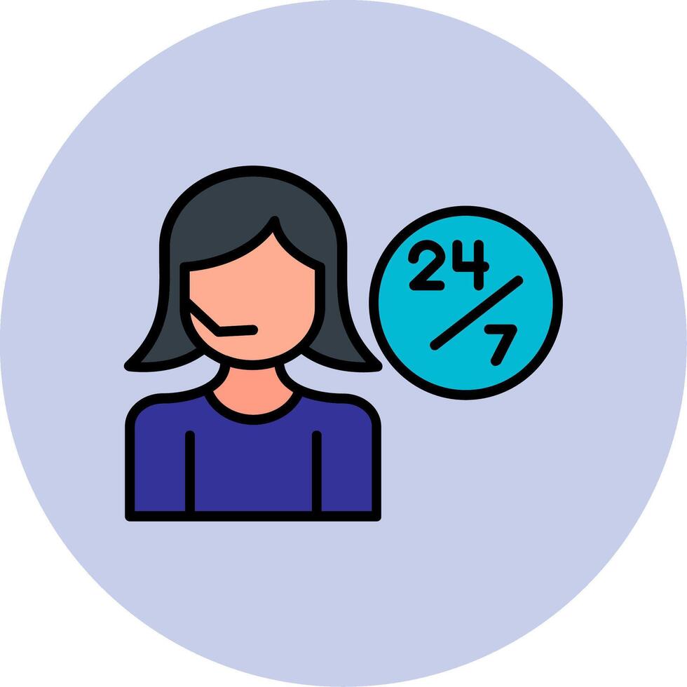Customer Service Agent Vector Icon