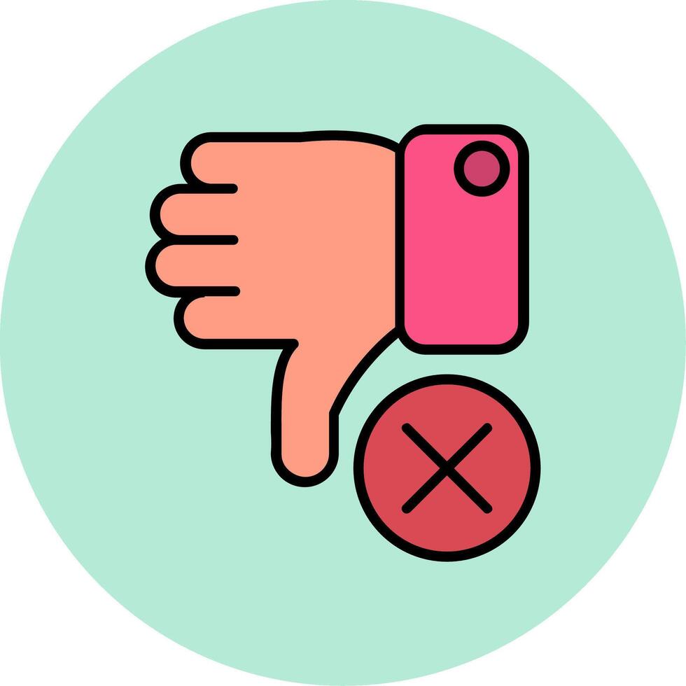 Dislike Vector Icon