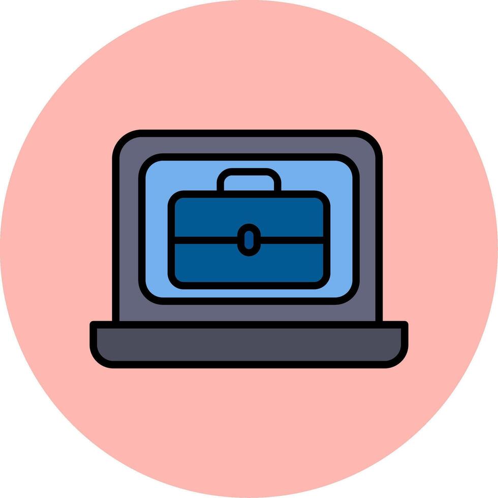 Online Business Vector Icon