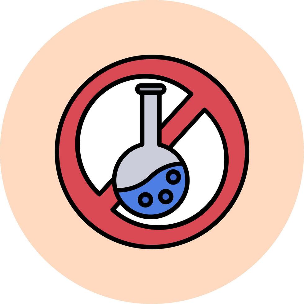 Chemical Free Vector Icon