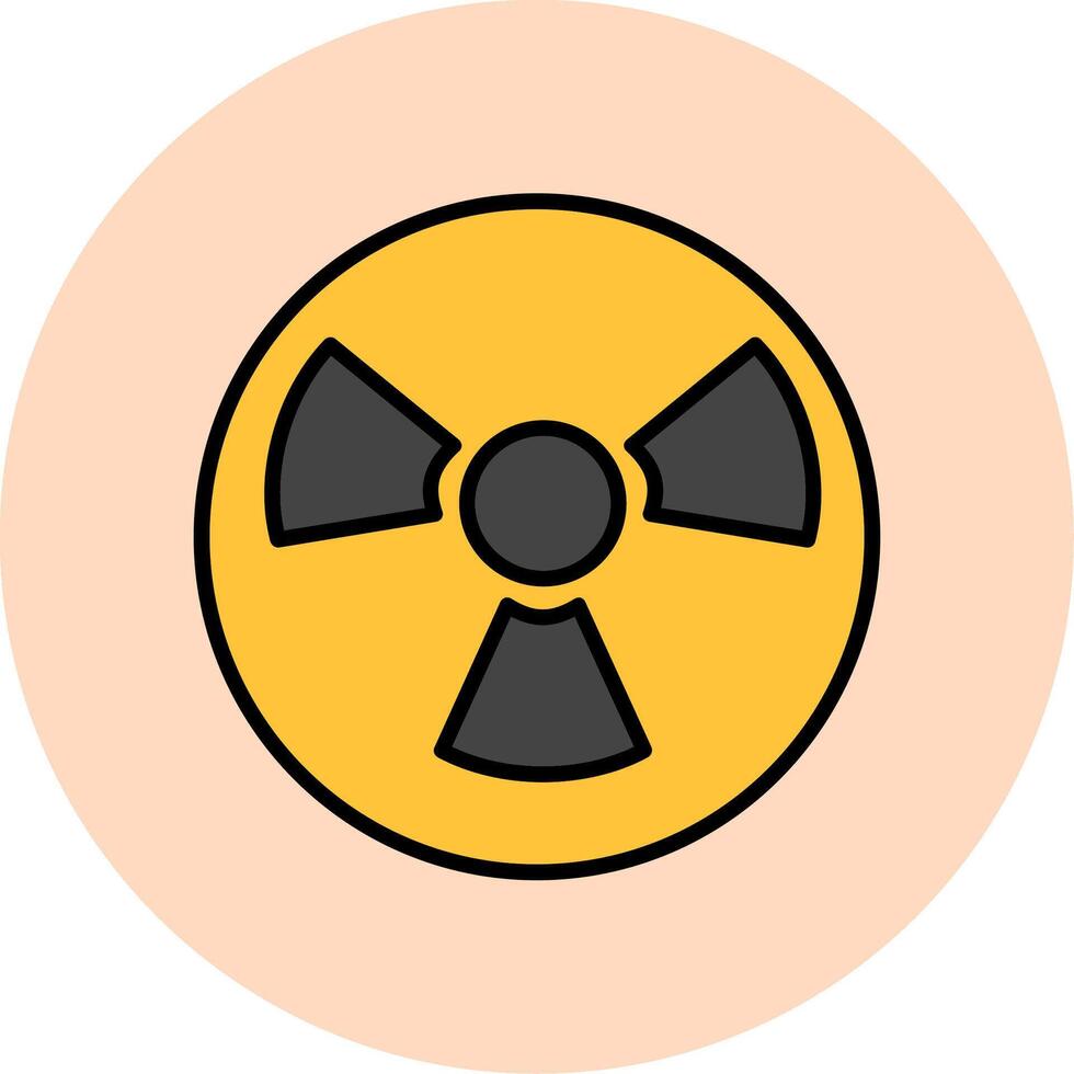 Radiation Vector Icon