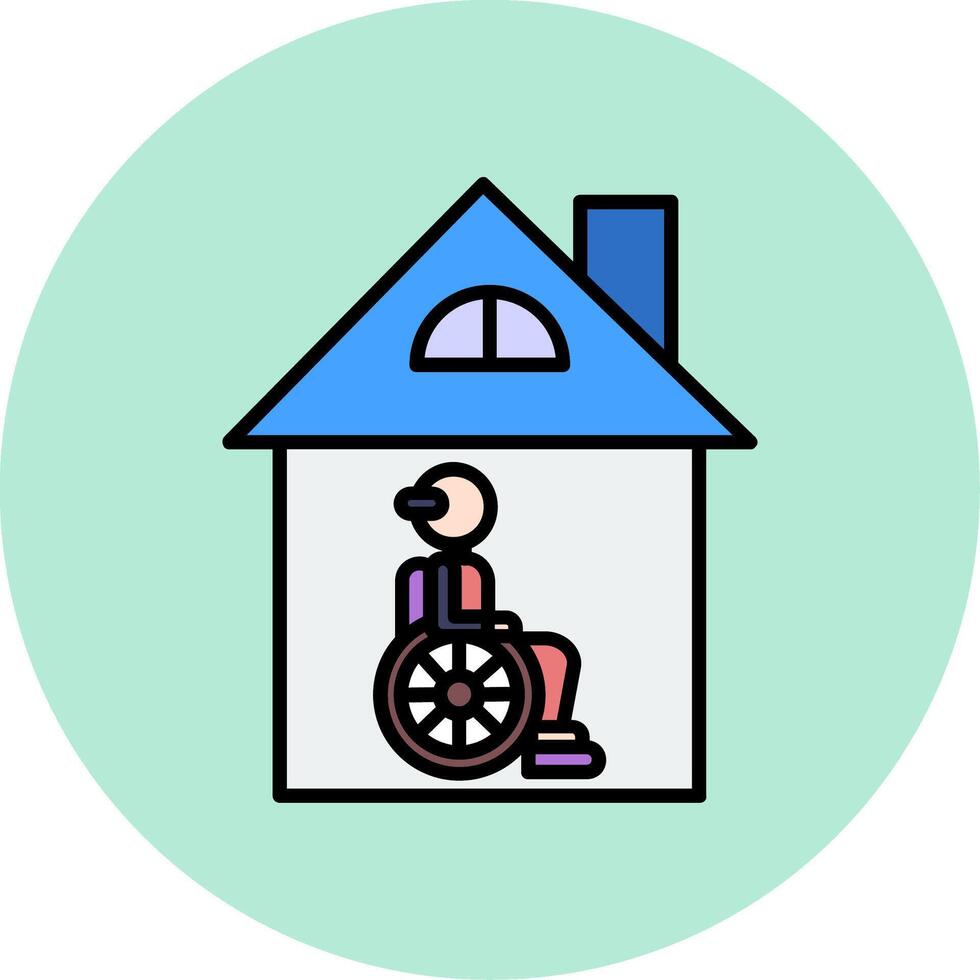 Nursing Home Vector Icon