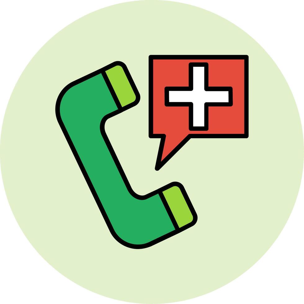 Emergency Call Vector Icon