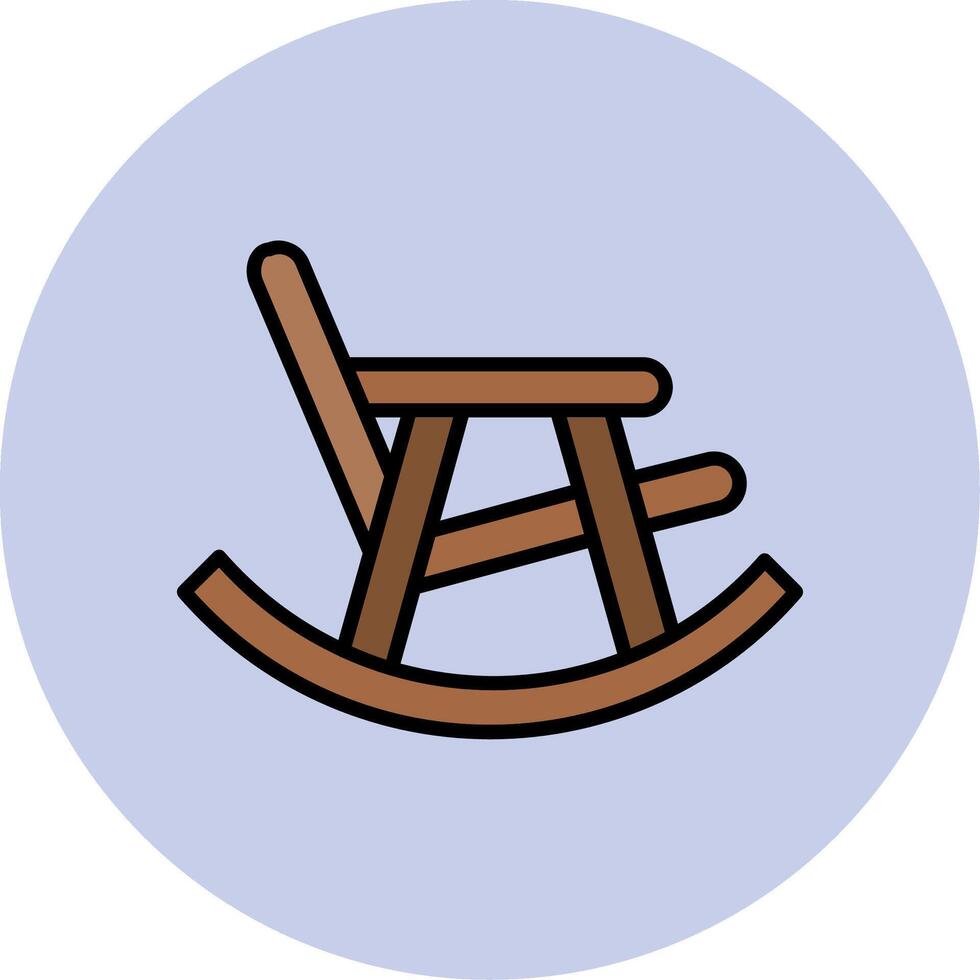 Rocking Chair Vector Icon