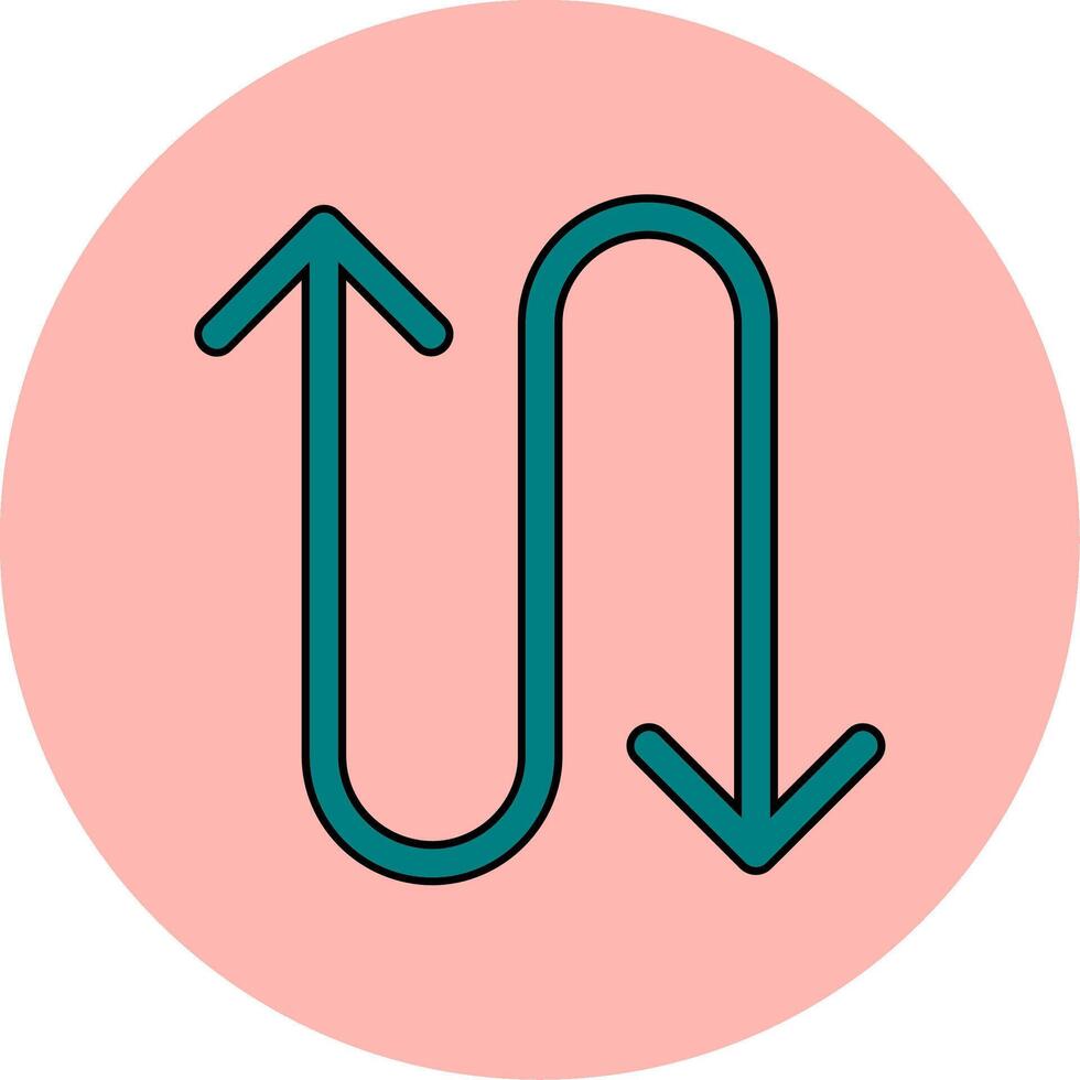 Zigzag Vector Icon