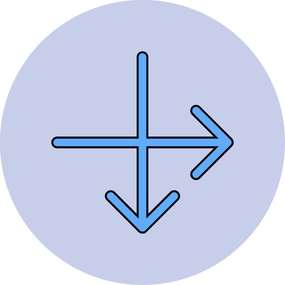 Intersect Vector Icon