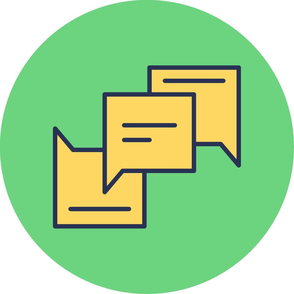 Speech Bubbles Vector Icon