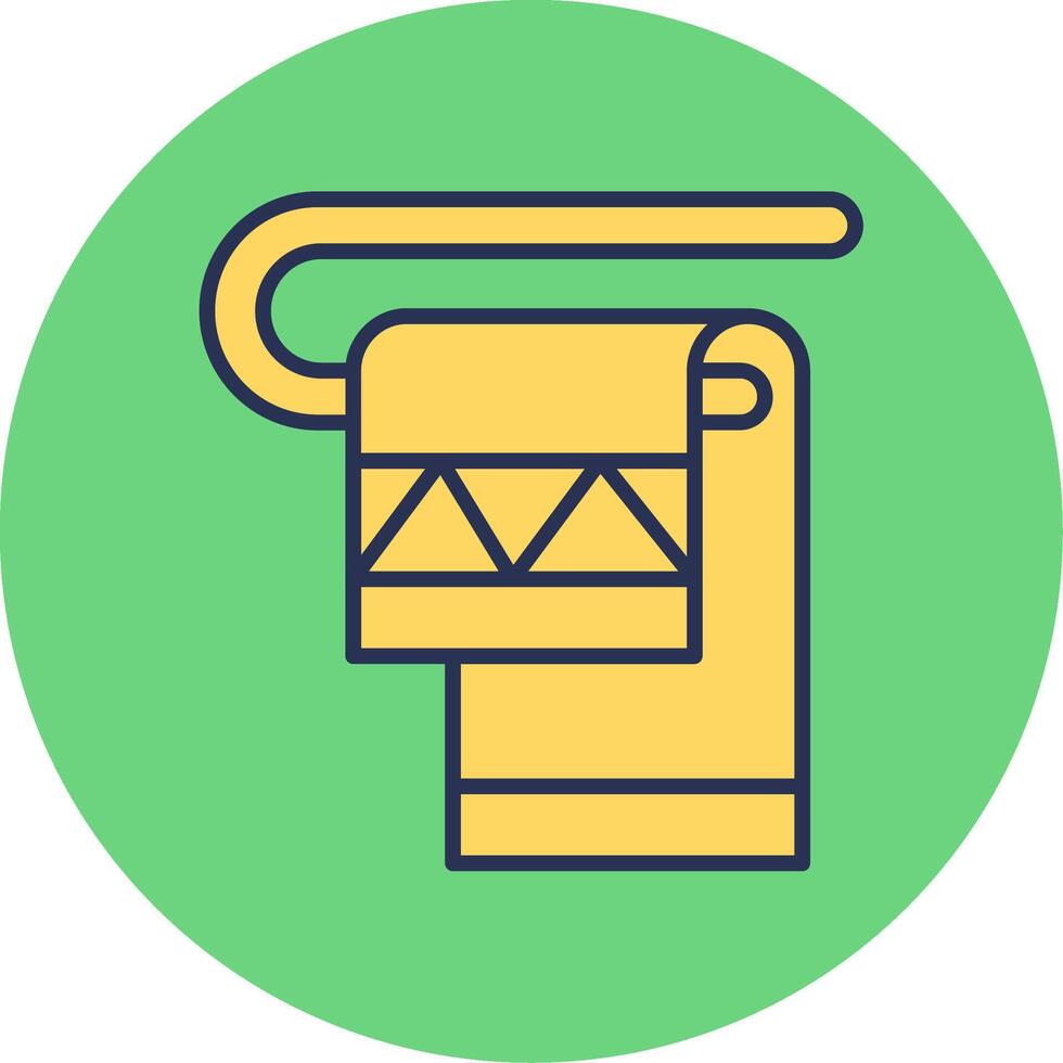 Towel Rack Vector Icon