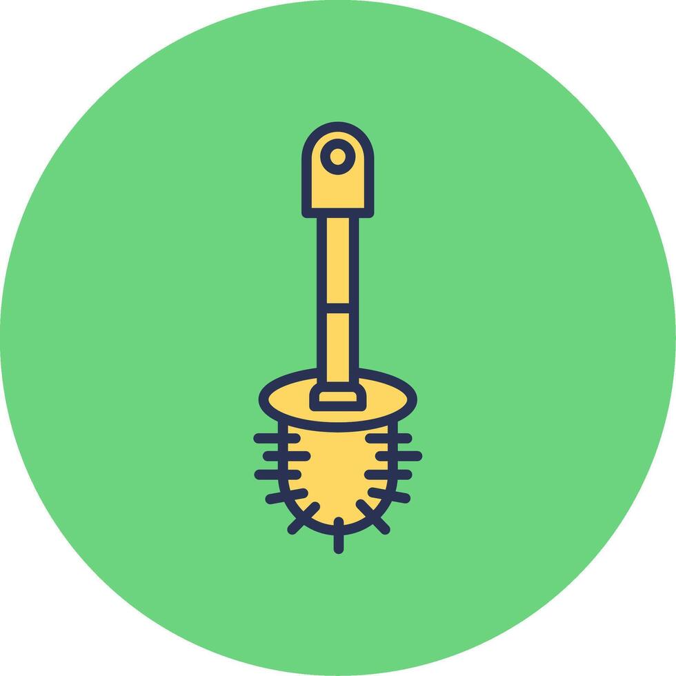 Toilet Brush Vector Icon