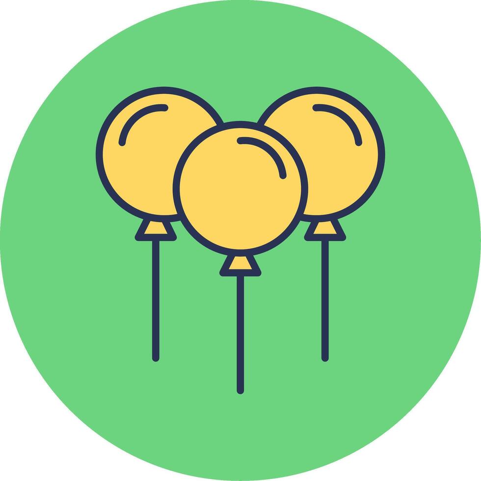 Balloons Vector Icon