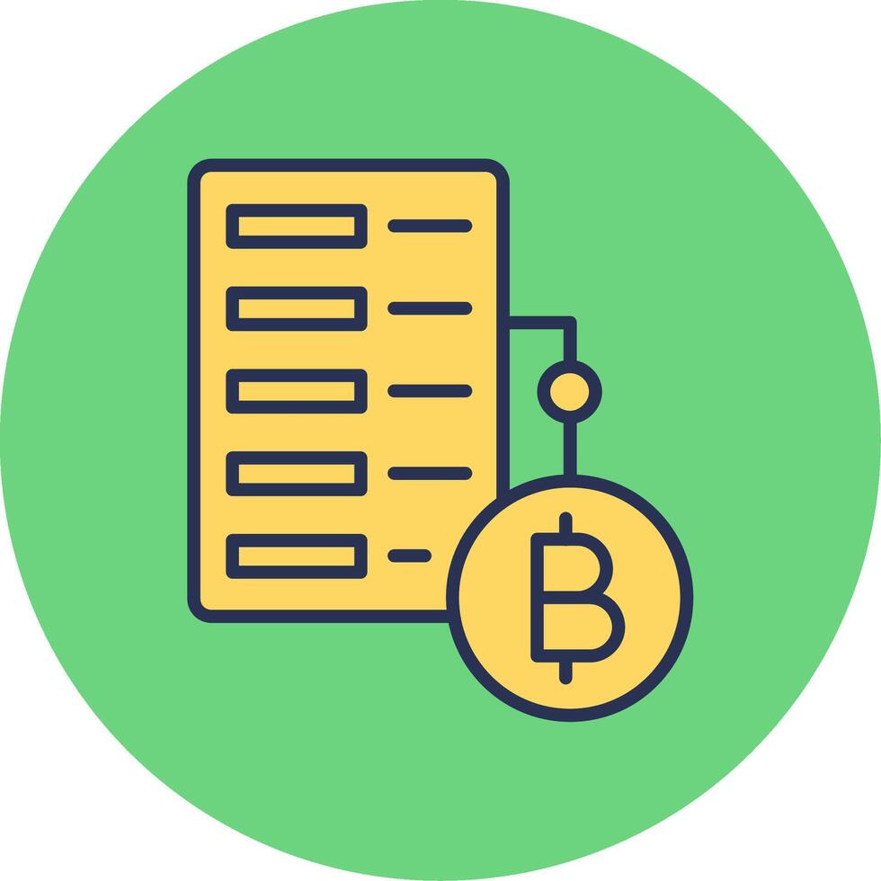 icono de vector de criptomoneda