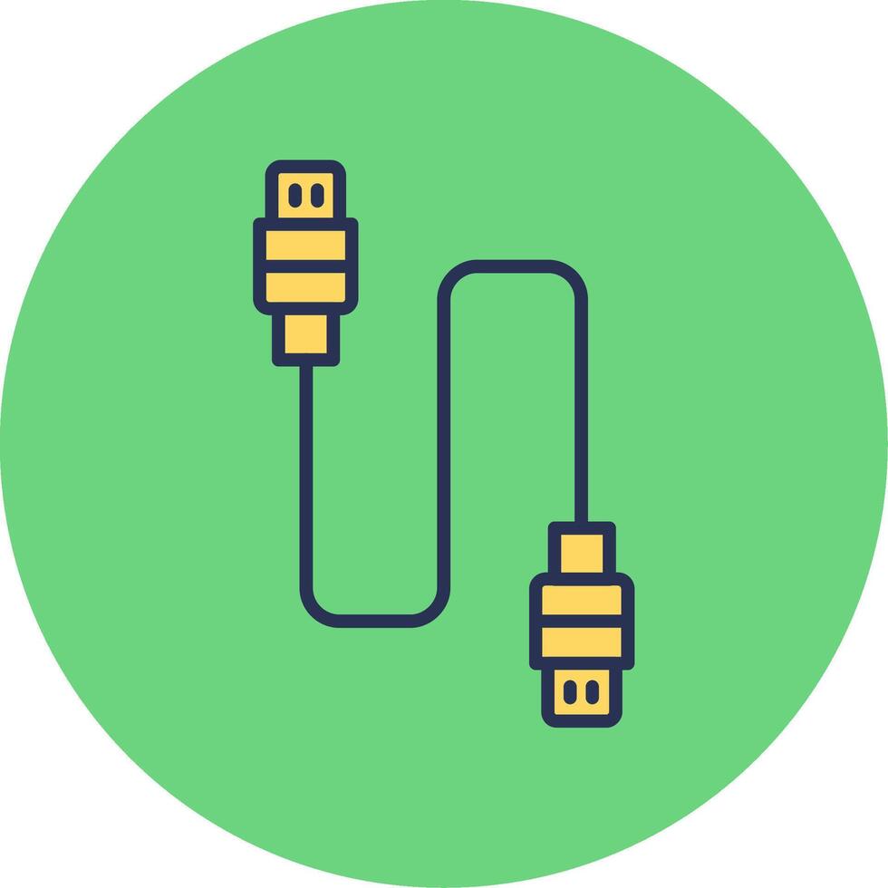 Usb Cable Vector Icon