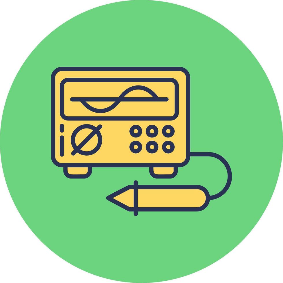Oscilloscope Vector Icon