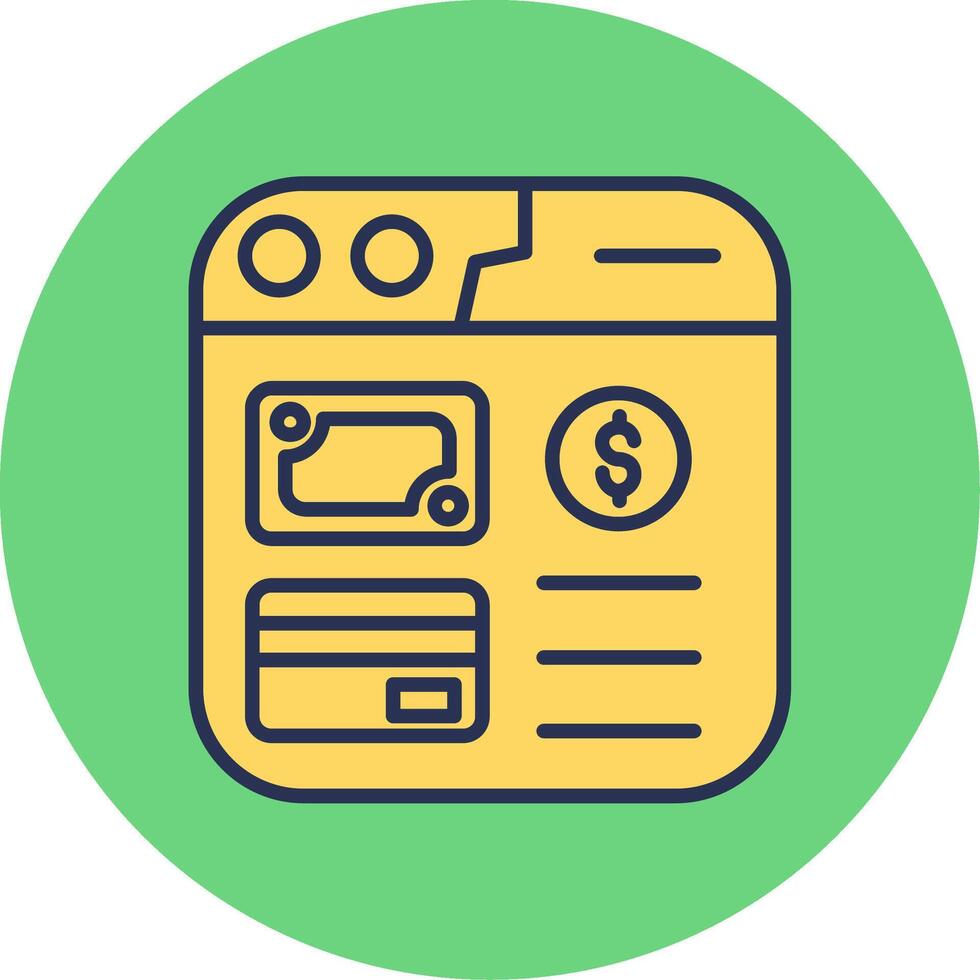 Online Payment Vector Icon