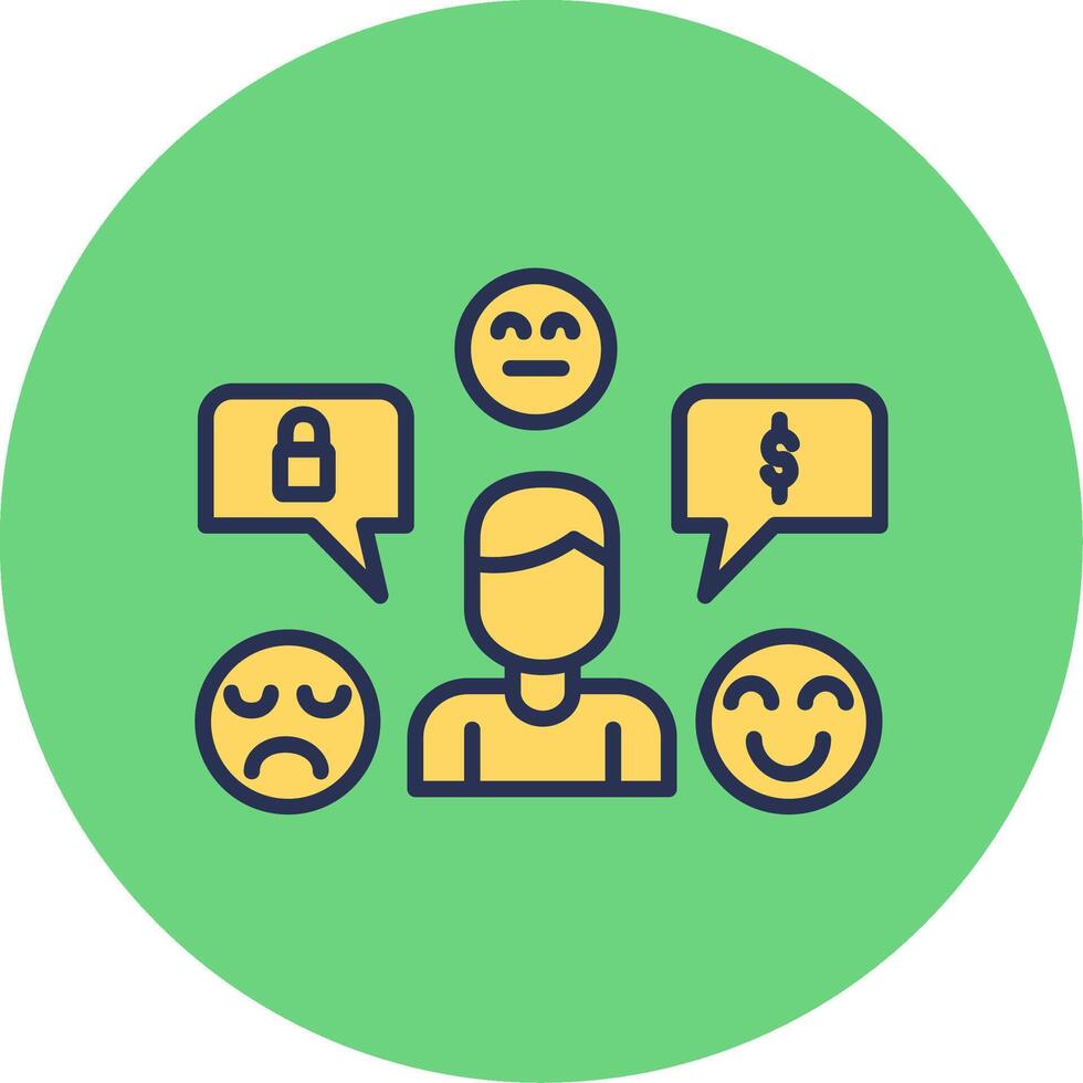 Customer Behavior Vector Icon