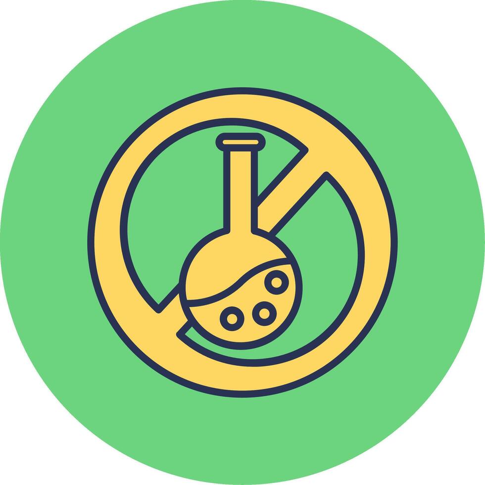Chemical Free Vector Icon