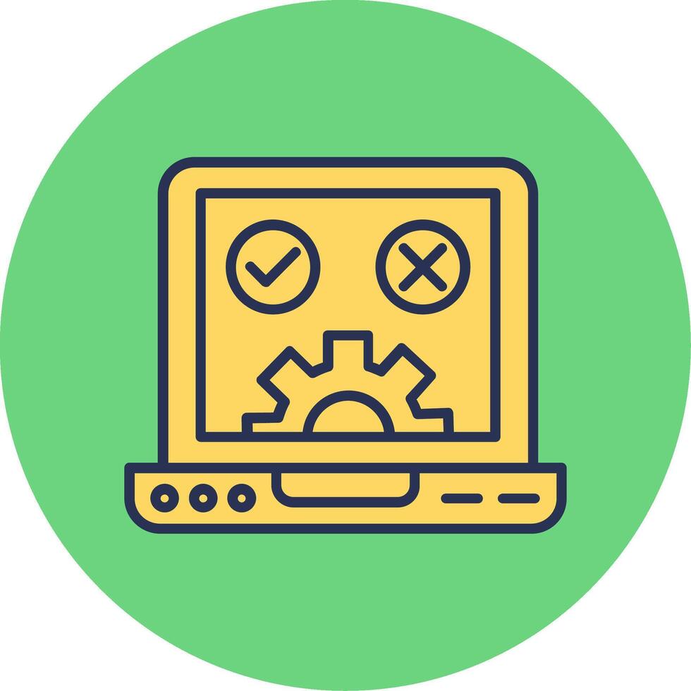 Tested Vector Icon