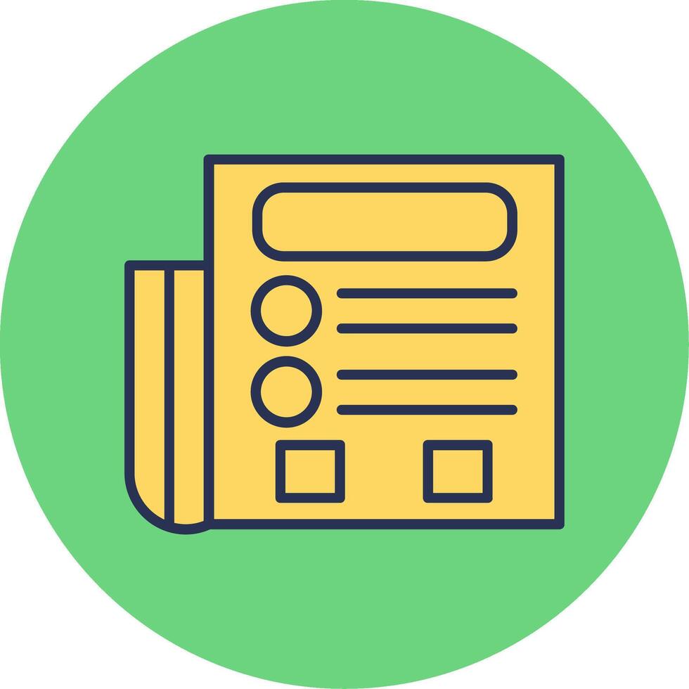 Newspaper Vector Icon