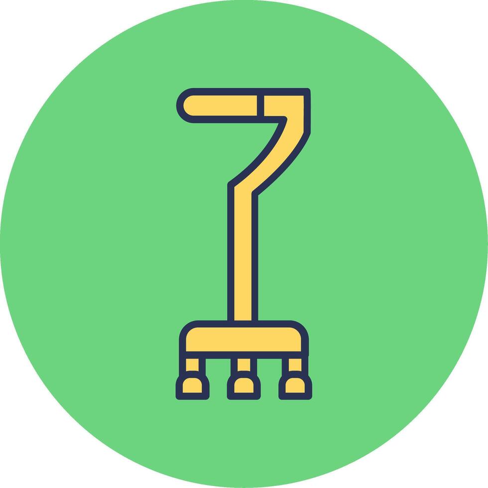 Walking Stick Vector Icon