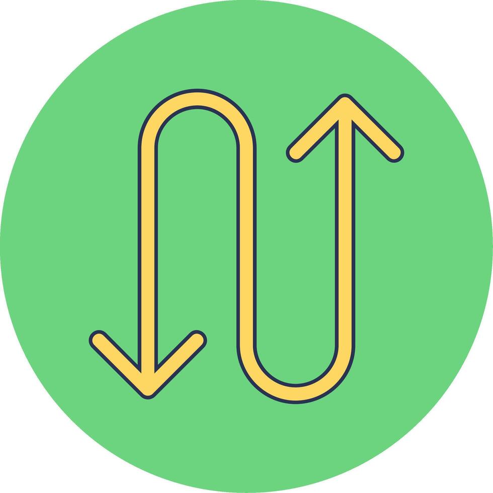 Zigzag Vector Icon