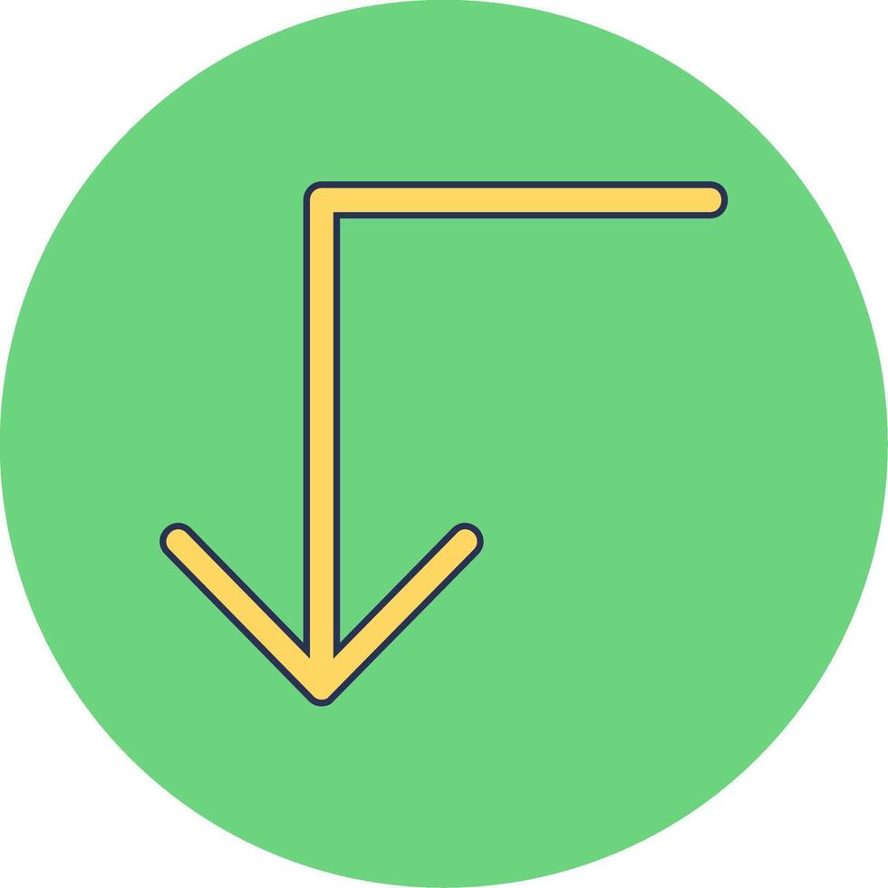 Turn Vector Icon