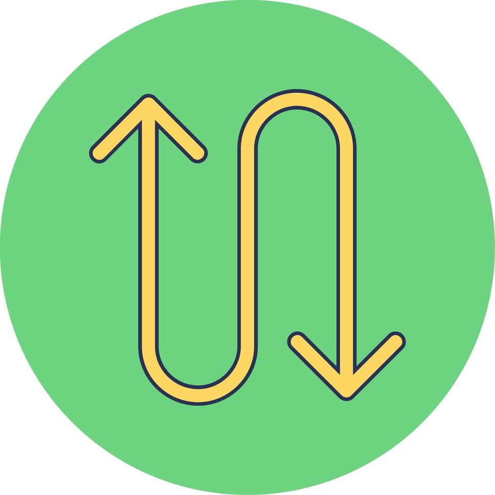 Zigzag Vector Icon