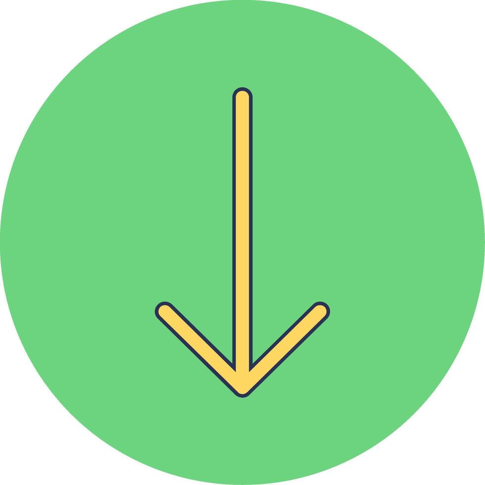 Down Arrow Vector Icon