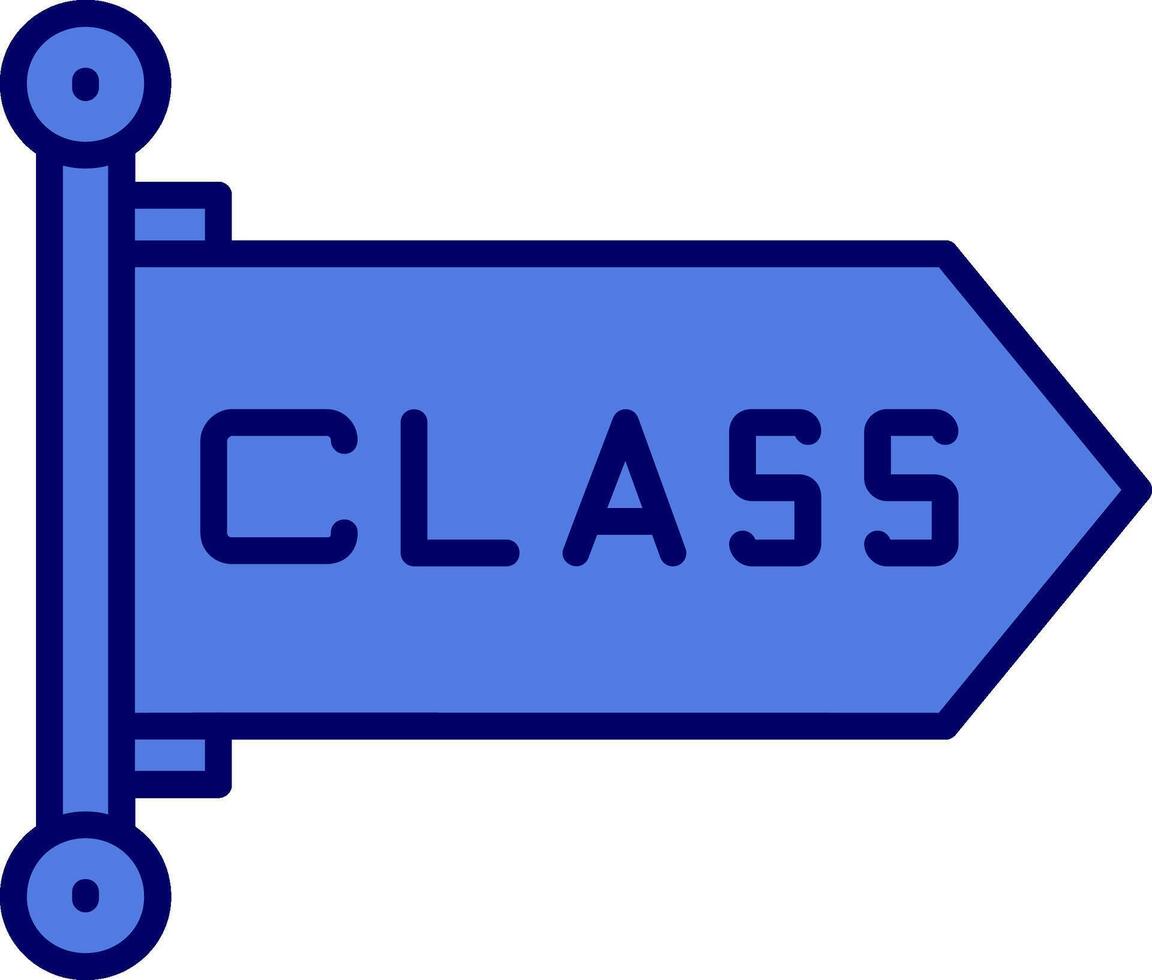 icono de vector de clase