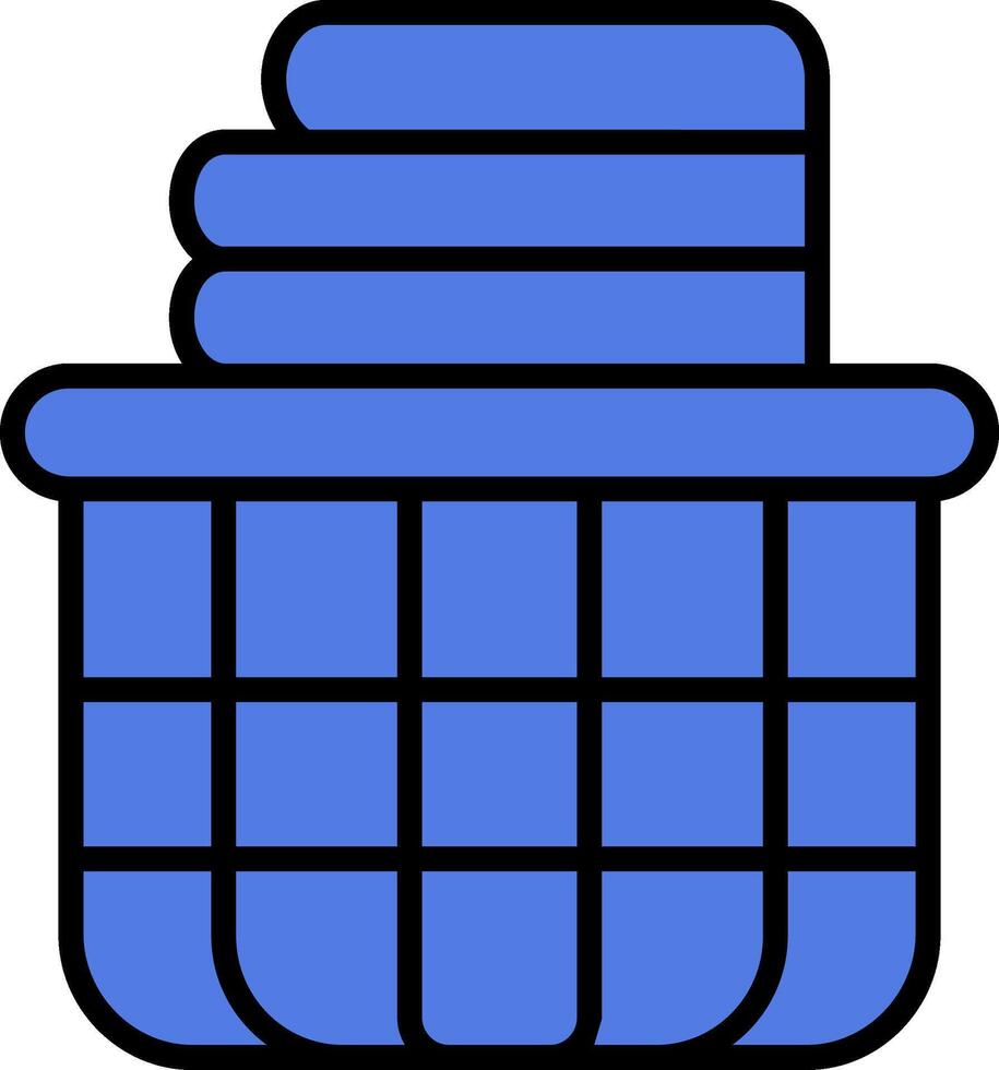 Laundry Basket Vector Icon