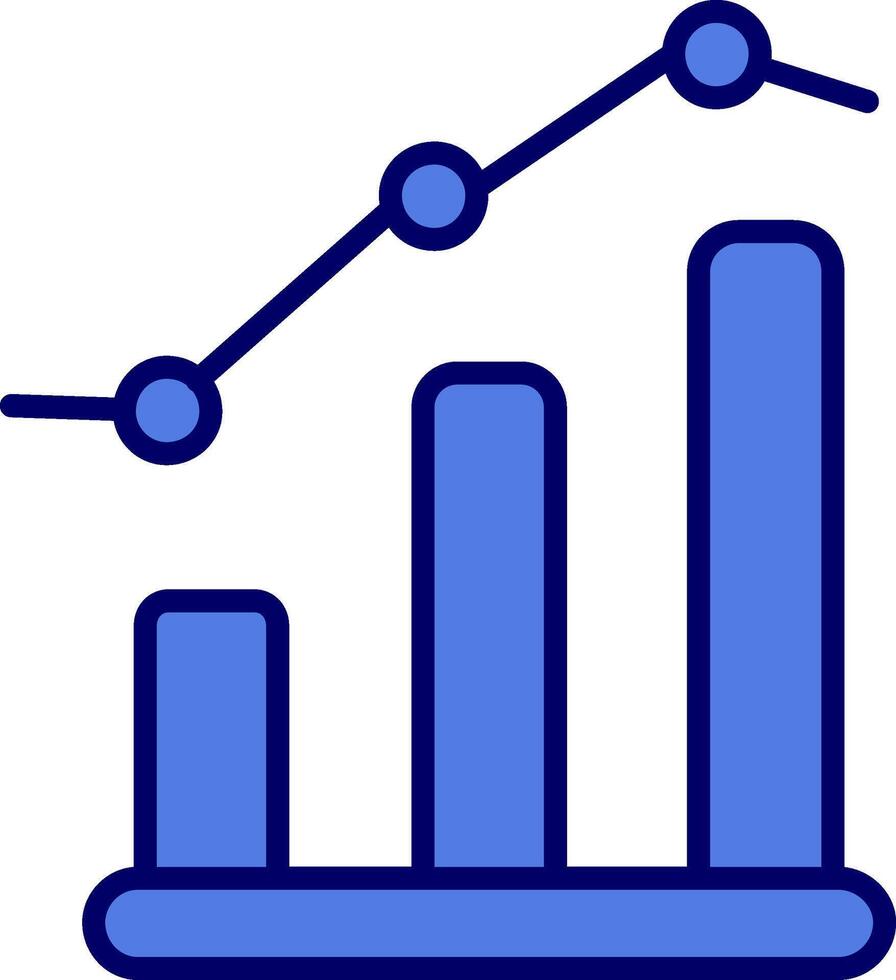 icono de vector de gráfico de barras