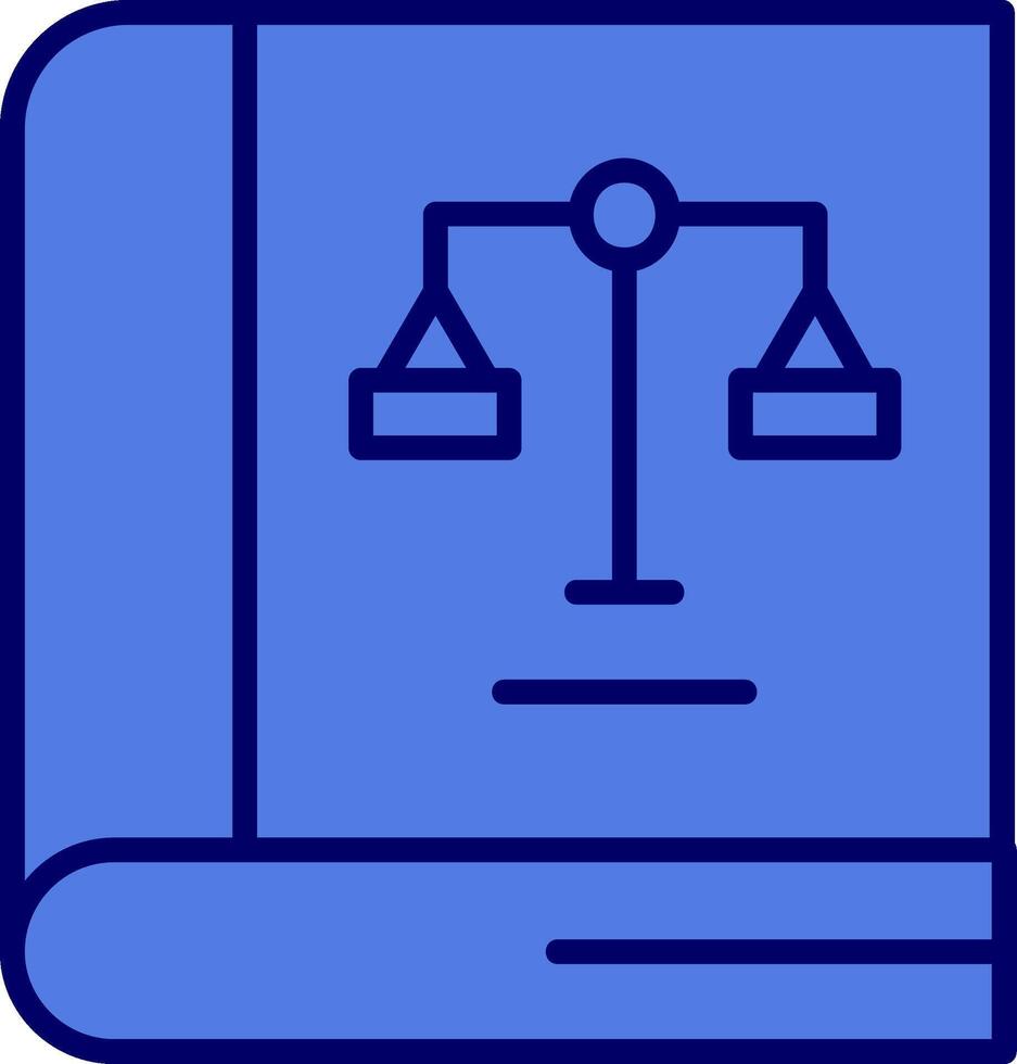 Law Book Vector Icon