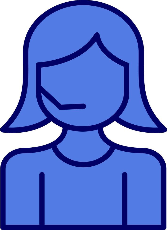 Call Center Agent Vector Icon