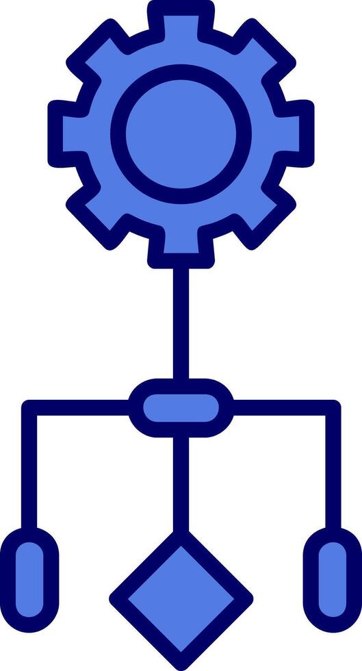 icono de vector de flujo de trabajo