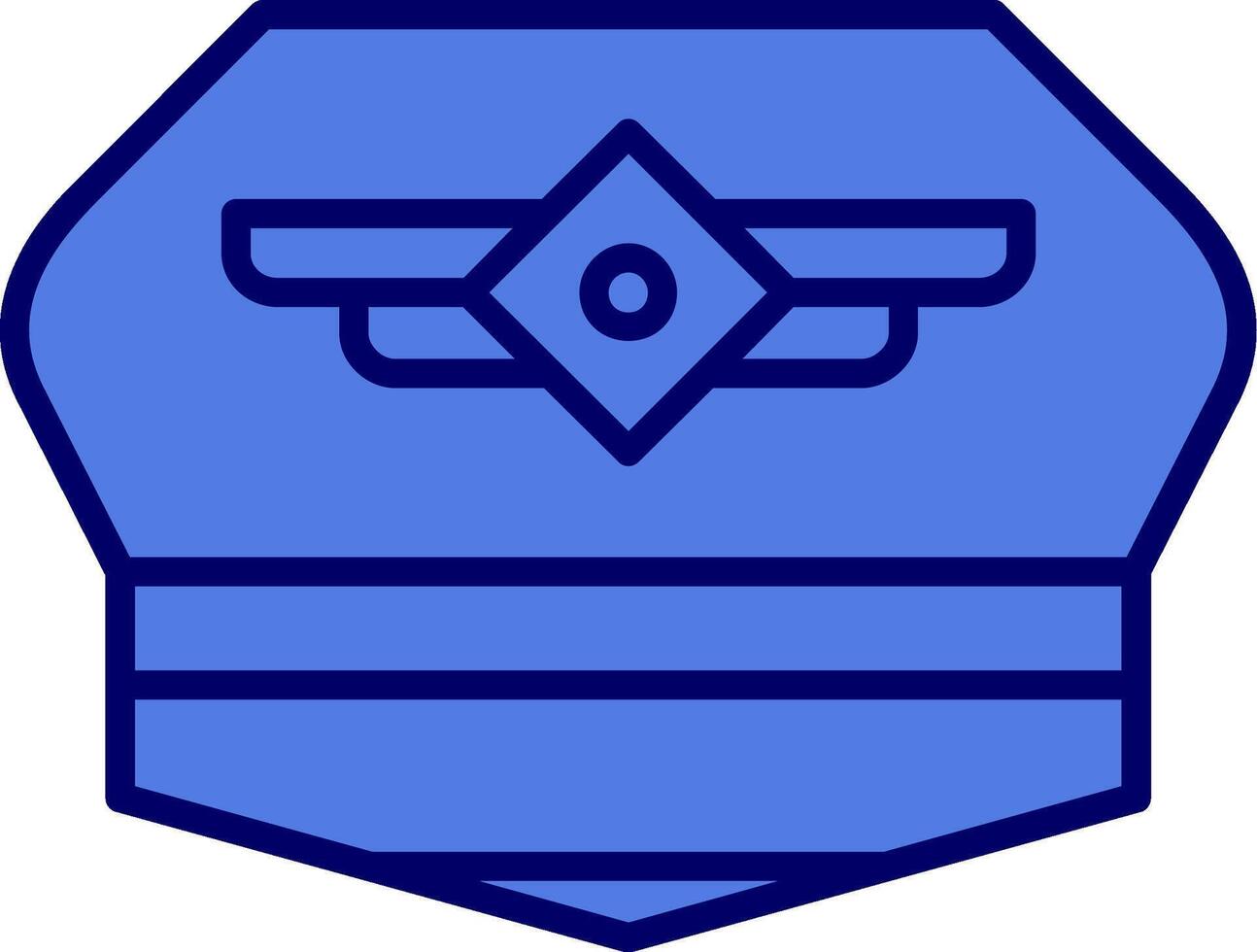 Pilot Hat Vector Icon