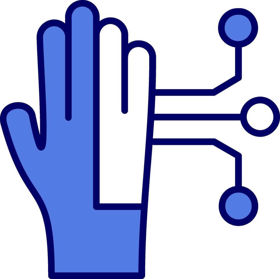 icono de vector de mano