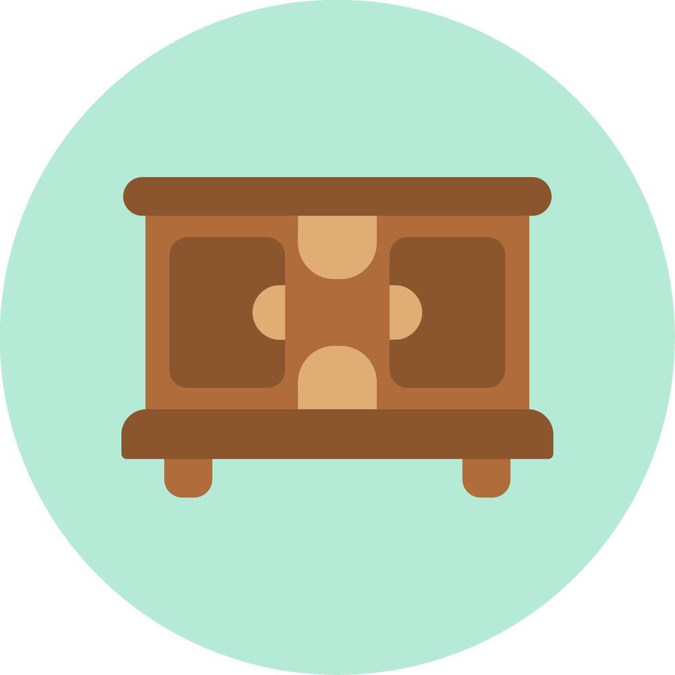 Tv Stand Vector Icon